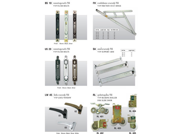Phụ kiện cửa nhôm VVP